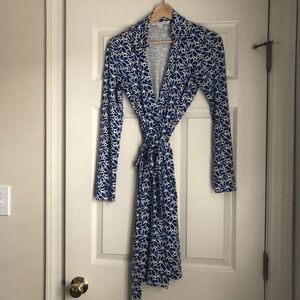 Timeless DVF Wrap Dress in Fun Print
